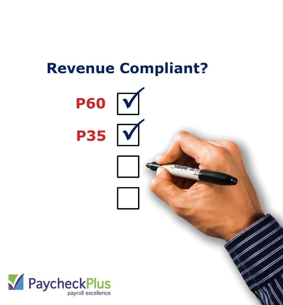 P60 and P35 Revenue Compliance Checklist | PaycheckPlus Payroll Specialists