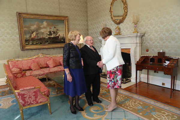 Anne Reilly with President Michael D. Higgins | Celebrating Women Entrepreneurs