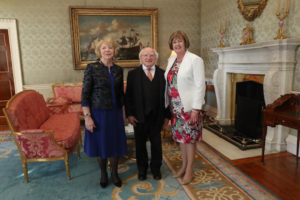 Anne Reilly meeting Irish President | Celebrating Women Entrepreneurs
