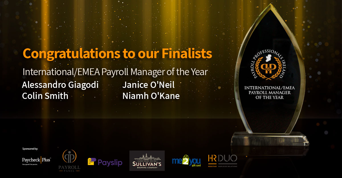 International EMEA Payroll Manager of the Year